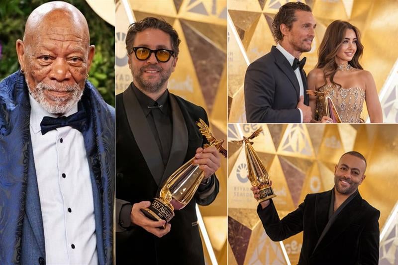 Saudi Arabia's Joy Awards: Hannah El-Zahed, Hesham Maged, Matthew McConaughey, Morgan Freeman among winners